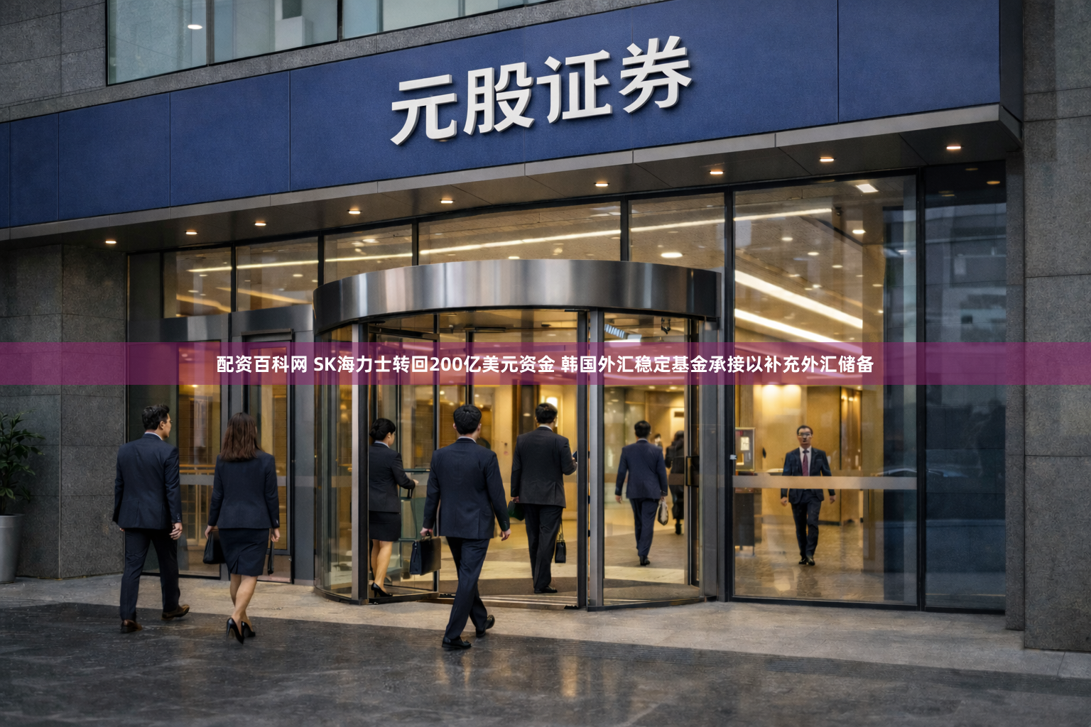配资百科网 SK海力士转回200亿美元资金 韩国外汇稳定基金承接以补充外汇储备